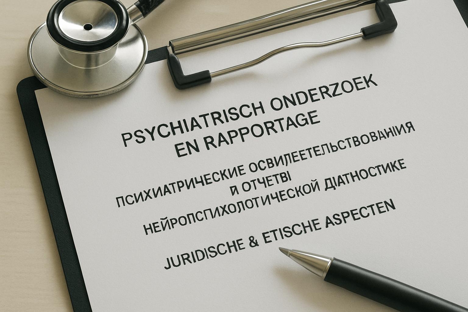 Письменный медицинский перевод с нидерландского на русский: психиатрические освидетельствования и отчеты о нейропсихологической диагностике. Правовые и этические аспекты Письменный медицинский перевод с нидерландского на русский: психиатрические освидетельствования и отчеты о нейропсихологической диагностике. Правовые и этические аспекты