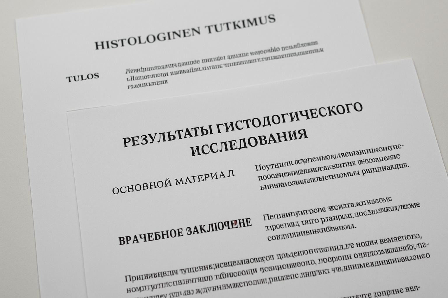 Письменный медицинский перевод с финского на русский: результаты гистологических исследований и врачебные заключения по биопсии. Примеры из практики: типичные ошибки и как их избежать