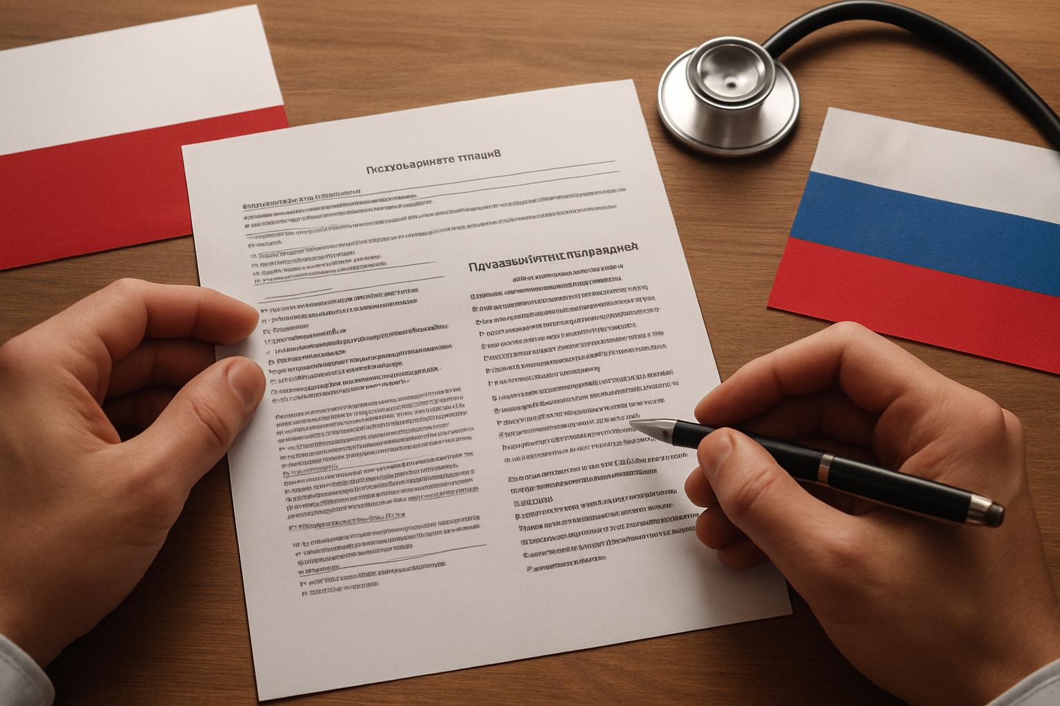 Медицинский перевод документов из Польши на русский язык. Сложные случаи и нестандартные документы Медицинский перевод документов из Польши на русский язык. Сложные случаи и нестандартные документы